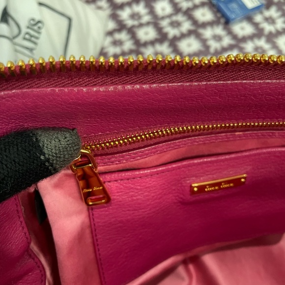 SOLD already! Miu Miu Madras Bi-color Baulleto Top handle 2 way crossbody bag - Picture 4 of 11